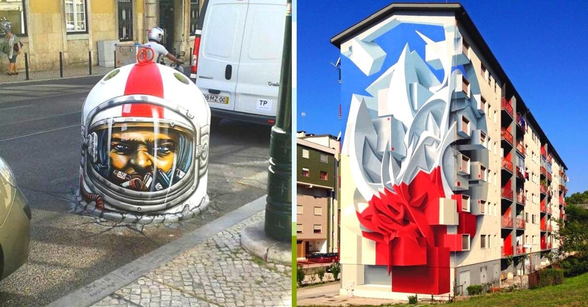 20 przykładów sztuki ulicznej, która zapiera dech w piersiach. Dzieła z różnych zakątków świata