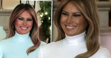 Melania Trump w ryzykownej kreacji bryluje na balu w Białym Domu. Nie każda kobieta może założyć taką suknię!