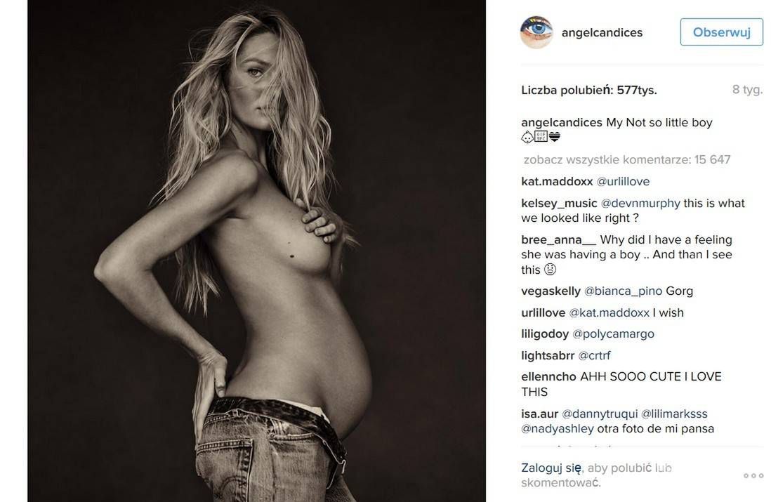 Candice Swanepoel jest w ciąży