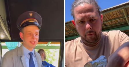 Wszedł do kabiny motorniczych w parowozie. Poczęstowali go kiełbasą z kurka