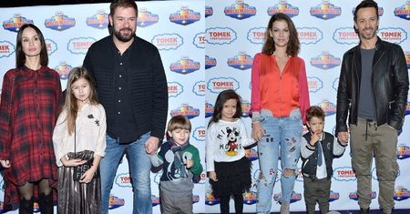 Gwiazdy z dziećmi na specjalnym pokazie filmu: Viola Kołakowska, Tomasz Karolak, Agata Rubik, Alżbeta Lenska, Rafał Cieszyński...