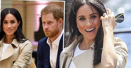 Pierwsze zdjęcia Meghan Markle z ciążowym brzuszkiem! Podkreśliła go obcisłą sukienką. Nie pomógł nawet płaszczyk