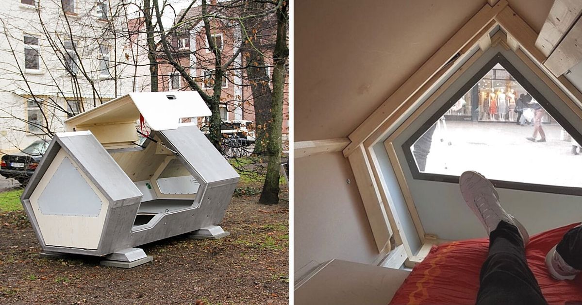 Mystery Capsules Have Appeared in German City. They Are to Help the Homeless Survive the Winter