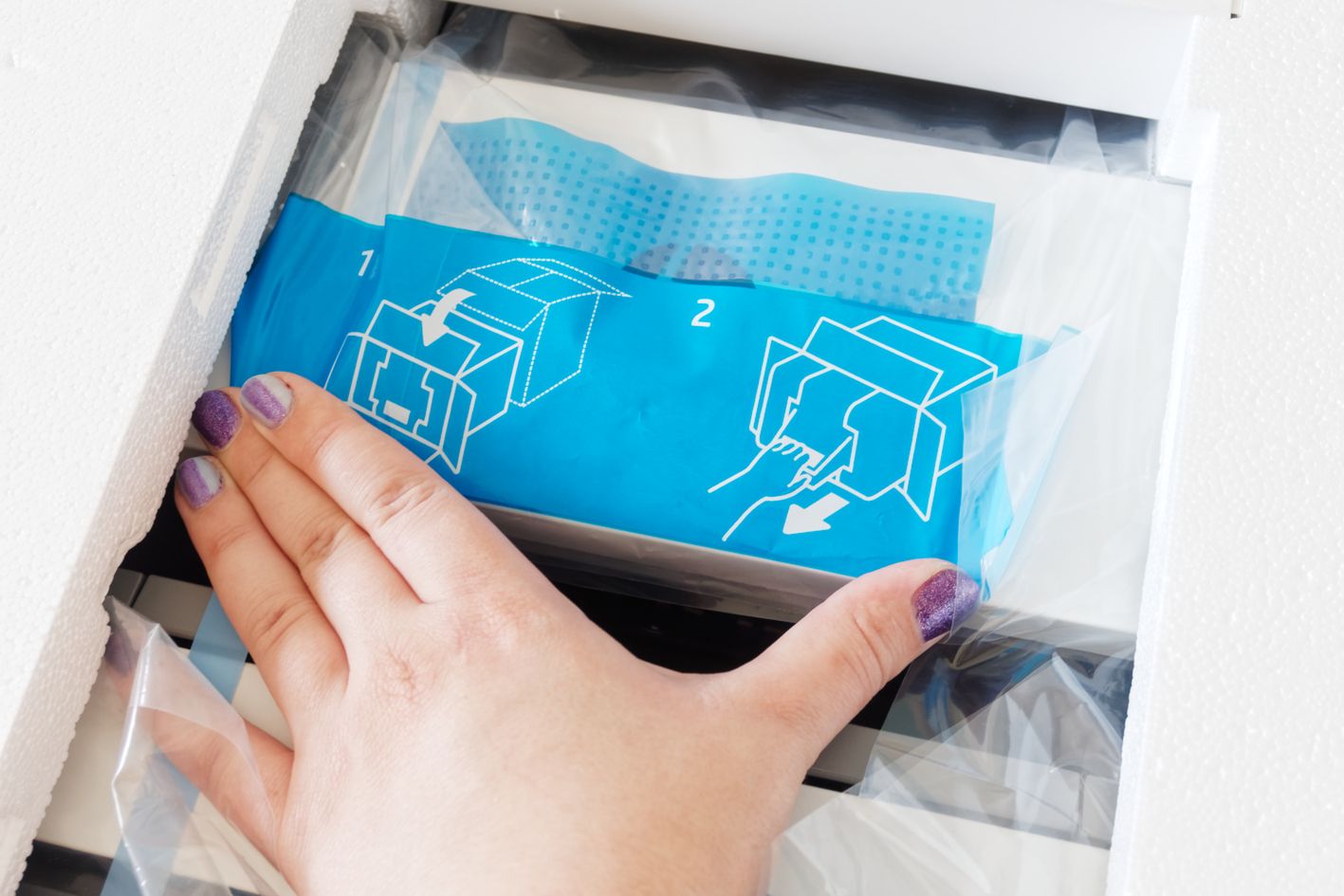 Instrukcja wypakowania urządzenia 