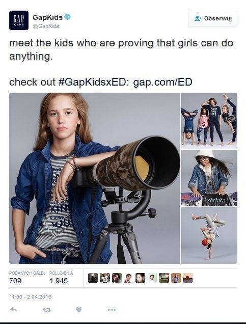 Nowa kampania GAP Kids