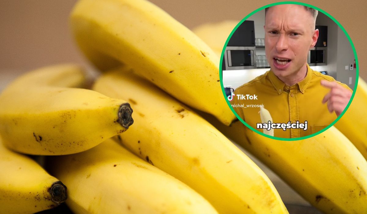 Czy można jeść końcówkę banana? Michał Wrzosek nie ma wątpliwości