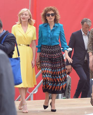 Członkowie jury festiwalu w Cannes 2016: Kirsten Dunst, Valeria Golino, Mads Mikkelsen (fot. ONS)