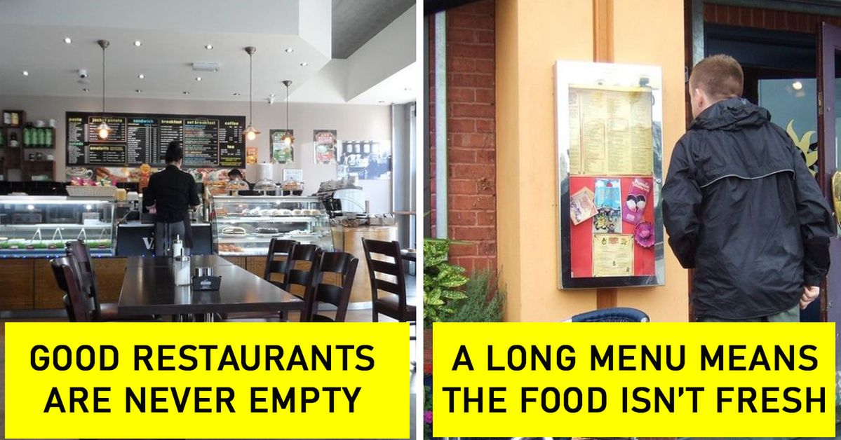 18 Warning Signs That Should Encourage You to Keep Away from a Restaurant