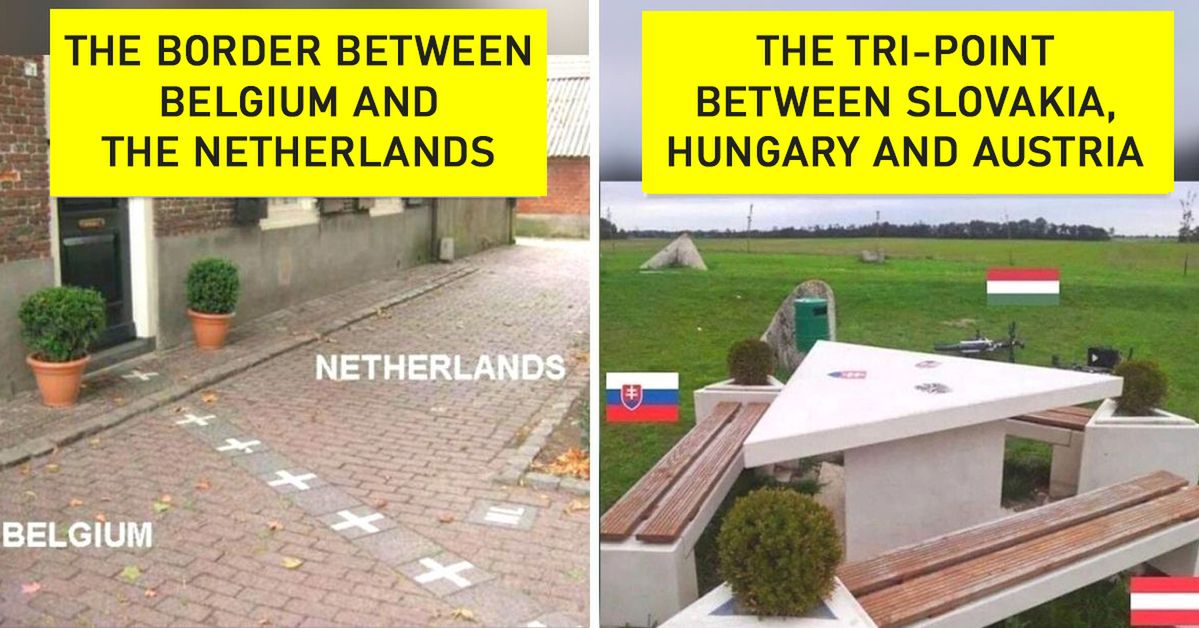 15 Unusual Borders Between Countries