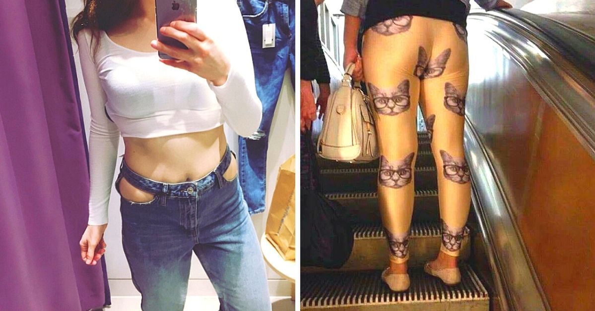 25 People Who Fell Victim to Fashion and Left Home Without Looking in the Mirror