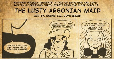 Erotyczny dramat ze Skyrima doczekał się komiksowej adaptacji.