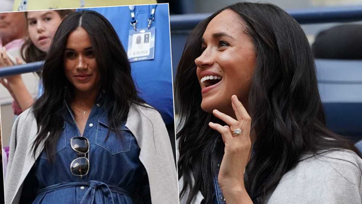 Meghan Markle w luźnej stylizacji przyłapana na US Open. Myślała, że nikt jej nie zauważy?