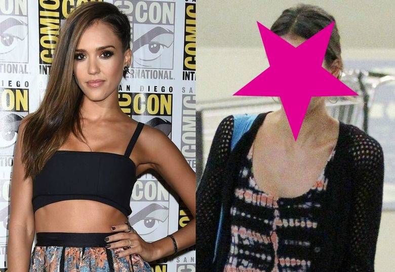 Jessica Alba ostatnio zachwyciła na imprezie "Comic Con". Na co dzień nie poświęca aż tyle uwagi urodzie. Jak wygląda bez makijażu?