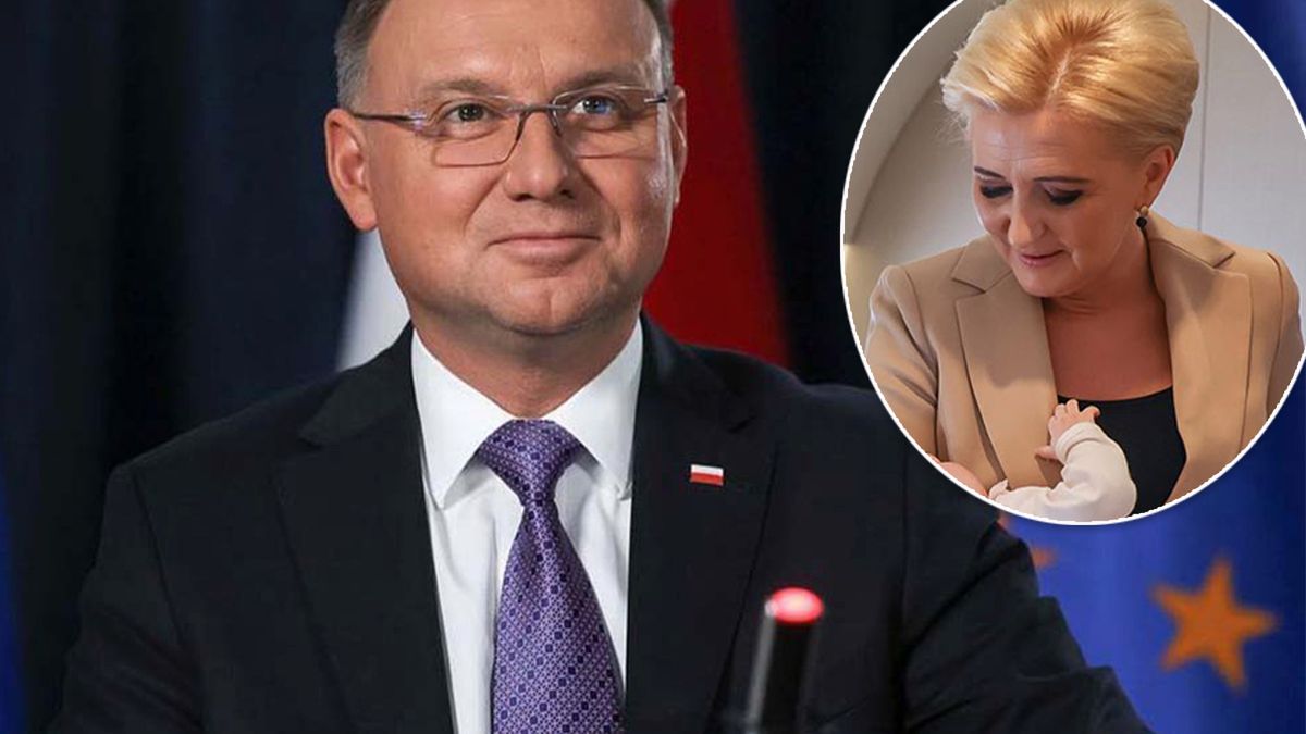 Andrzej Duda pokazał zdjęcie z noworodkiem. Jak Agata czule go przytula! Fani pytają: „Czy to Kingi?”