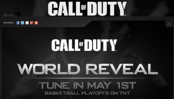 1 maja świat dowie się czym jest nowe Call of Duty. Najprawdopodbniej to Black Ops 2