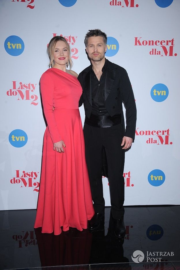 Maciej Zakościelny i Magdalena Lamparska na ,,Koncercie dla M."