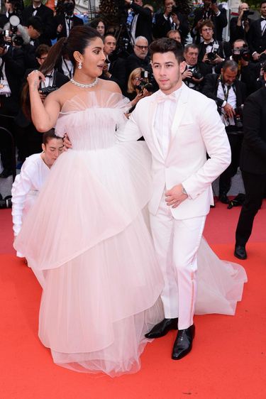 Priyanka Chopra, Nick Jonas - premiera Les plus belles annees dune, Cannes 2019