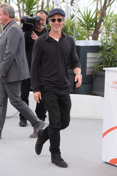 Brad Pitt na premierze filmu w Cannes