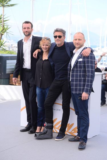 Joanna Kulig, Tomasz Kot, Paweł Pawlikowski, Borys Szyc - konferencja prasowa "Zimnej Wojny", Cannes 2018