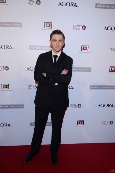 Krzysztof Czeczot na premierze filmu "Król życia"