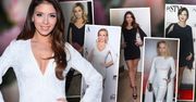 Kreacja z rozciętymi rękawami znowu na salonach. Klaudia Halejcio na ramówce Polsatu w efektownej bieli