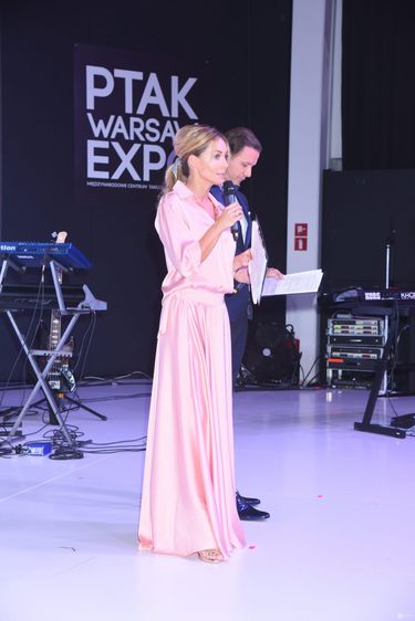 Radosław Majdan i Małgorzata Rozenek - Warsaw Fashion Week 2016