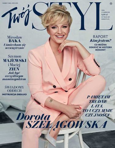 Dorota Szelągowska na okładce magazynu "Twój Styl"