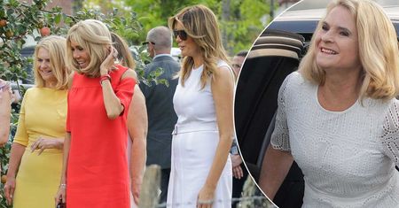 Małgorzata Tusk spotkała się z Melanią Trump i Brigitte Macron! Jak wypadła na tle pierwszych dam USA i Francji? [WIDEO]