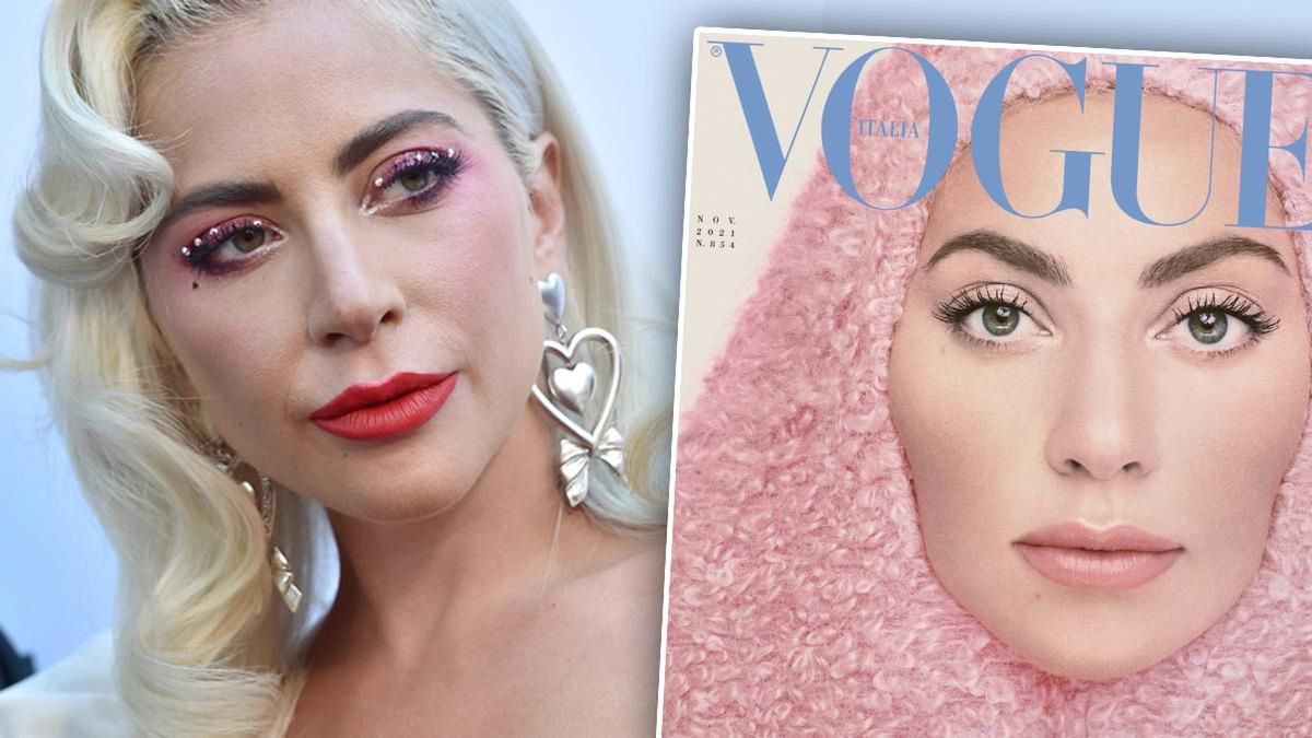 Różowa kreacja Lady Gagi z okładki "Vogue'a" w całości wygląda jeszcze dziwniej niż na zdjęciu. Hit mody podzielił internautów