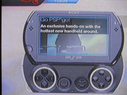 Czy to obrazki PSP Go?
