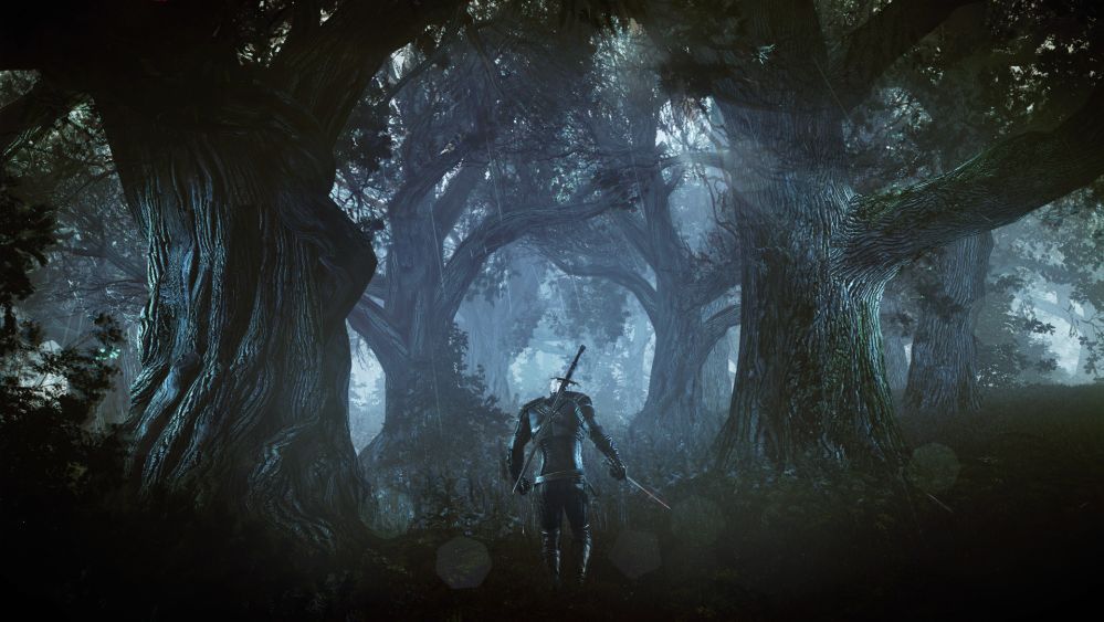 Wiedźmin Geralt na nowych obrazkach i artworkach