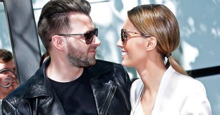 Najpiękniejsza para na konferencji SuperHit Festiwalu 2016. Agnieszka Popielewicz i Grzegorz Hyży nie odrywali od siebie wzroku