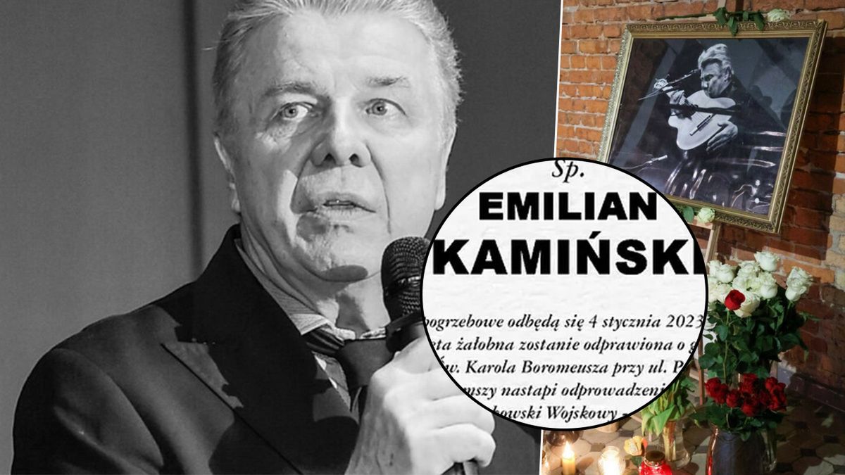 Pogrzeb Emiliana Kamińskiego. Rodzina zmarłego wystosowała szczególną prośbę o pomoc. Serce się kraje na widok nekrologu