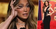 Jennifer Lopez podbiła imprezę MTV w skórzanej kreacji z głębokim dekoltem. Nie obyło się bez wzruszeń i morza łez