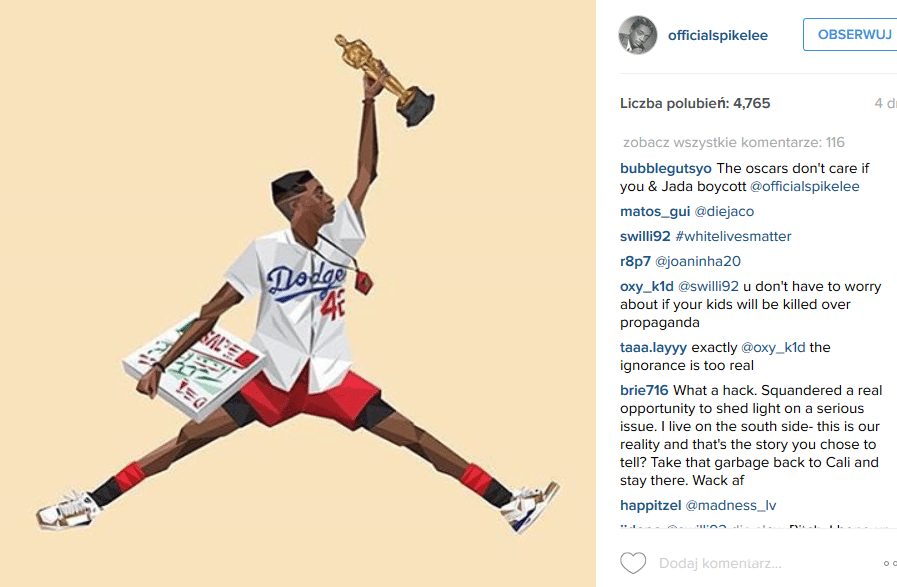 Spike Lee na Instagramie