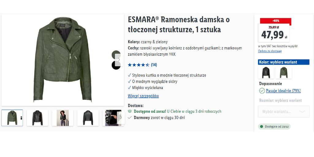 Ramoneska Lidl na przecenie