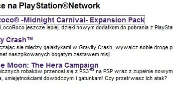 Pojawi się dodatek do LocoRoco Midnight Carnival