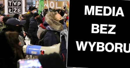 Media bez wyboru. Policja otoczyła TVP. Sceny z ulicy pod stacją jeżą włos na głowie