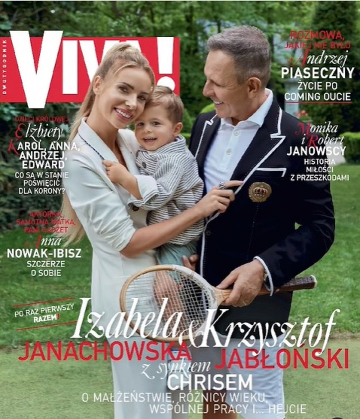 Izabela Janachowska i Krzysztof Jabłoński na okładce magazynu Viva