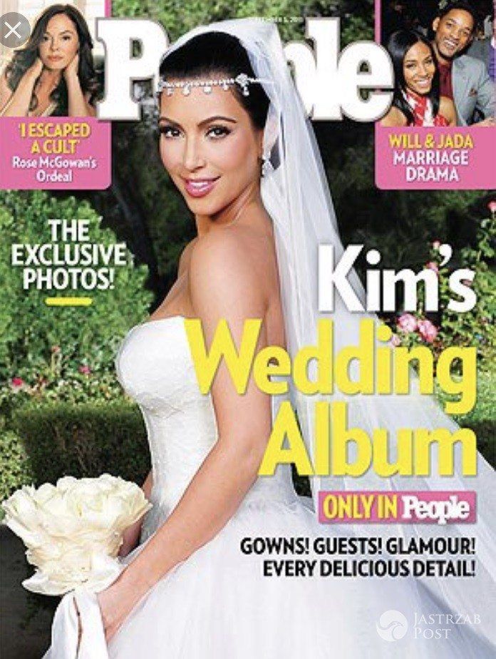Kim Kardashian w sukni Vera Wang