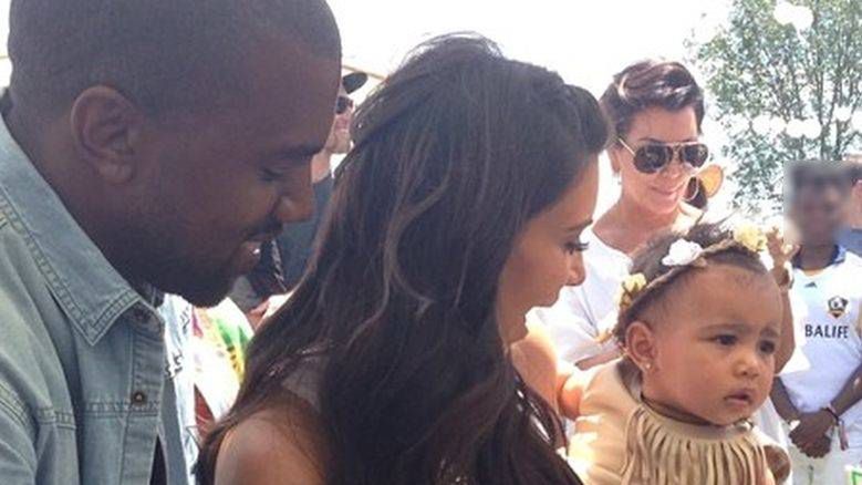 Kim Kardashian, Kanye West, North West
Fotografia: screen z Instagram.com