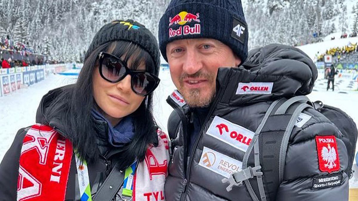 Adam Małysz z żoną (fot. Instagram)