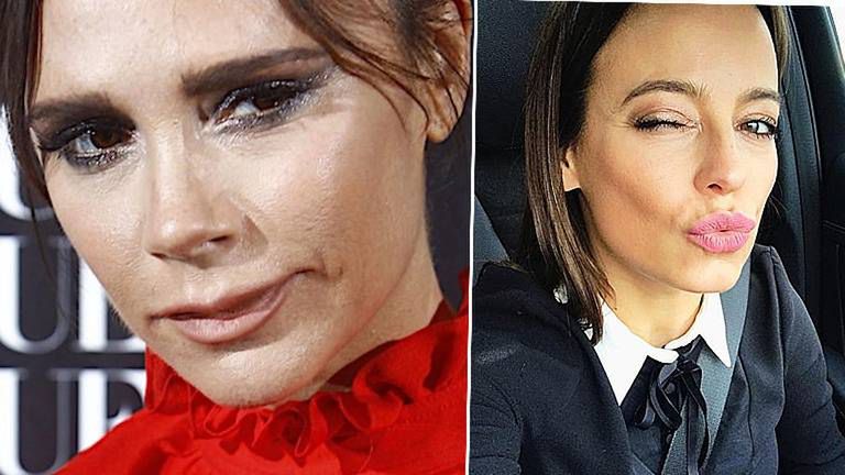 Victoria Beckham i Anna Mucha