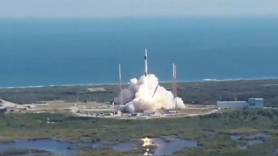 Start rakiety Falcon 9