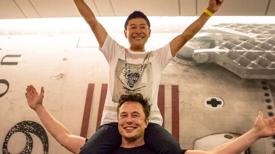Kosmiczny turysta SpaceX i założyciel firmy, Elon Musk