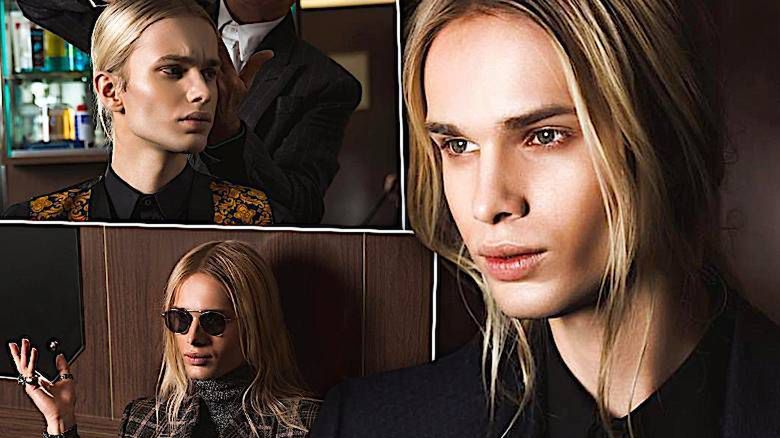 Mateusz Maga sesja Gucci Prada