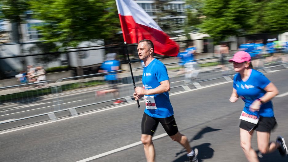 29. Bieg Konstytucji 3 Maja. Spore utrudnienia w Warszawie.