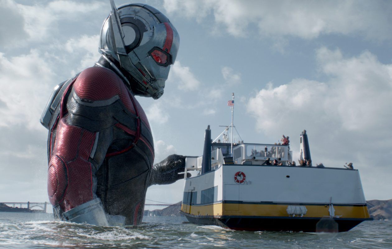 W dwójce Scott Lang pojawia się też jako Giant-Man
