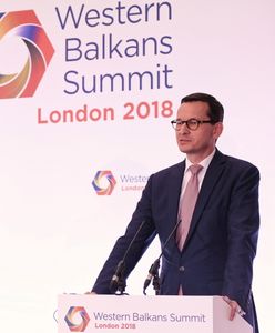 Mateusz Morawiecki rozmawiał z Theresą May. Spotkanie w czasie wieczornego przyjęcia