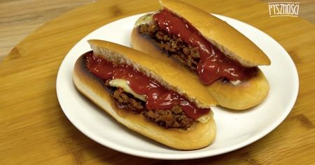Faszerowane hot dogi